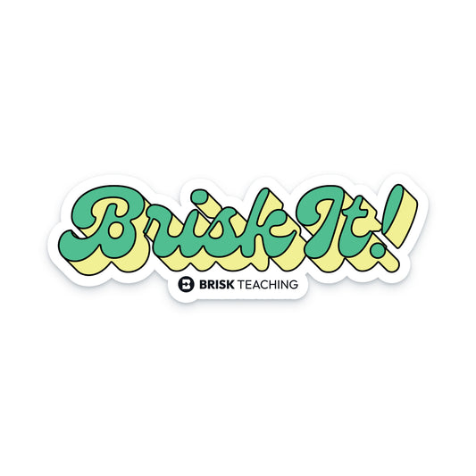 BriskIt! Groovy Sticker